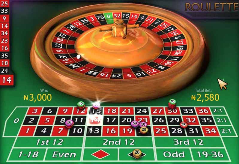 Roulette được biết đến là một trò chơi trong Casino