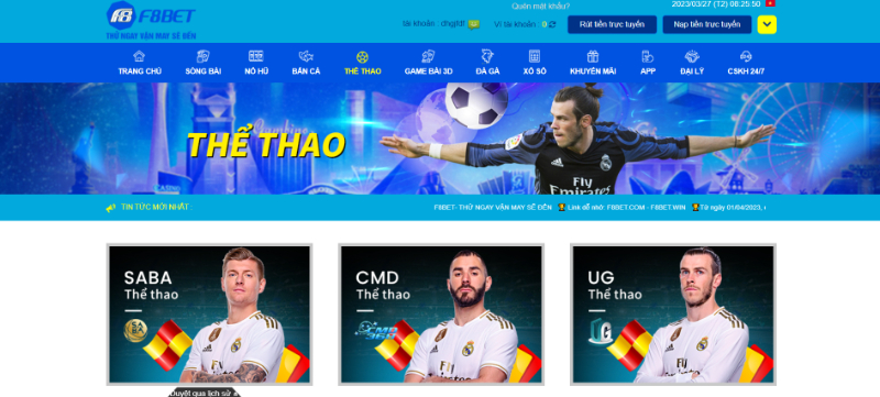 Chơi cá cược F8bet bóng đá