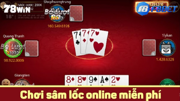 Cách chơi Sâm Lốc trực tuyến tại F8bet