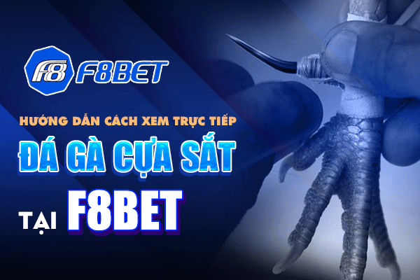 Hướng dẫn cách xem trực tiếp đá gà cựa sắt tại F8bet