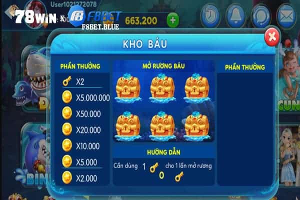 Người chơi săn thưởng được rút về tài khoản cực nhanh khi chơi bắn cá tài lộc