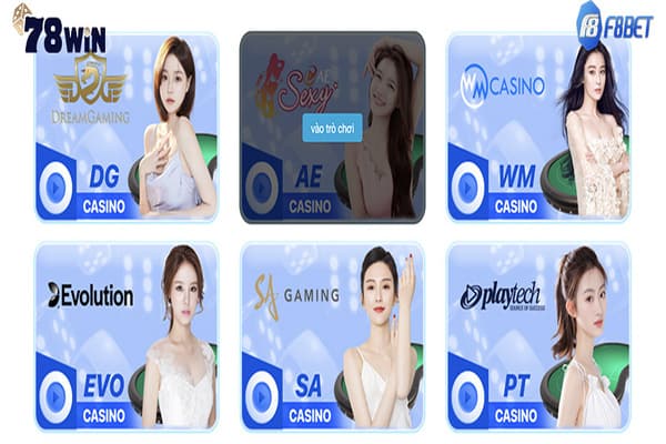 Hệ thống trò chơi lớn tại PT casino