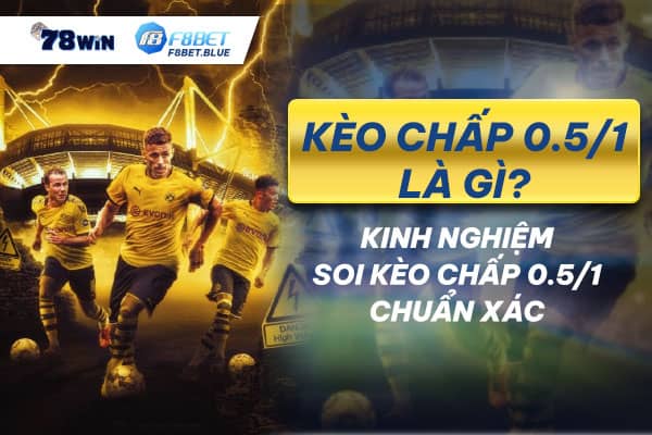 Kèo chấp 0.5/1 là gì? Kinh nghiệm soi kèo chấp 0.5/1